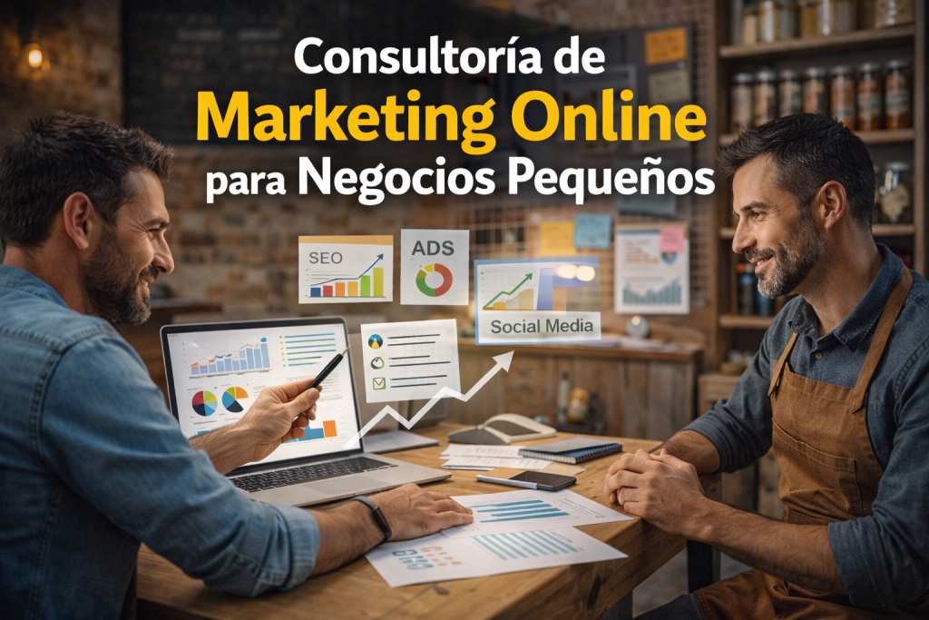 Consultoría de marketing online para negocios pequeños